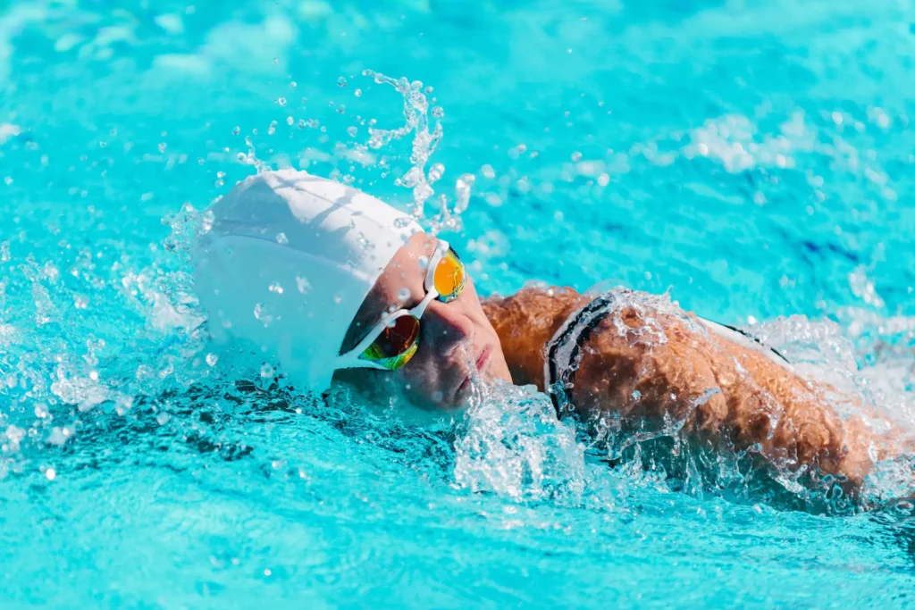 Swimming with contacts and goggles online